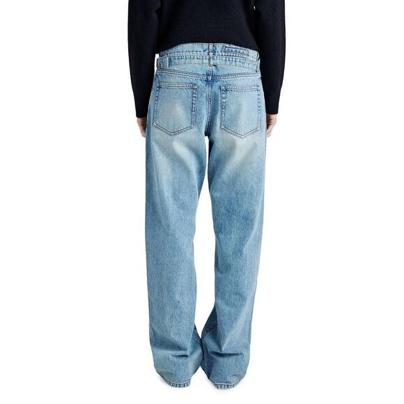 Proenza Schouler Ellsworth Belted Jean in Classic Wash 24 - Picture 4 of 6